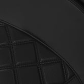 C.C. RIDER Softail Seat Two Piece 2 Up Seat Low Profile Driver Solo Seat Passenger Seat Black Lattice For Harley Fat Boy Cross Bones Softail, 2006-2017